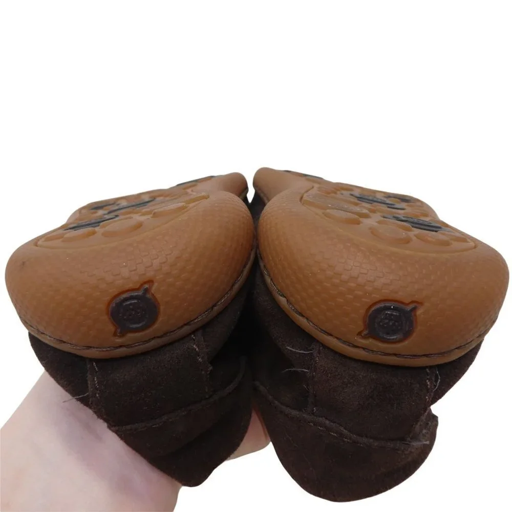 Born Galen‎ Loafers Shoes Mens 8 Brown Suede Slip On Comfort